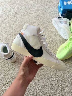 Nike Blazer Mid 'White Black' off white